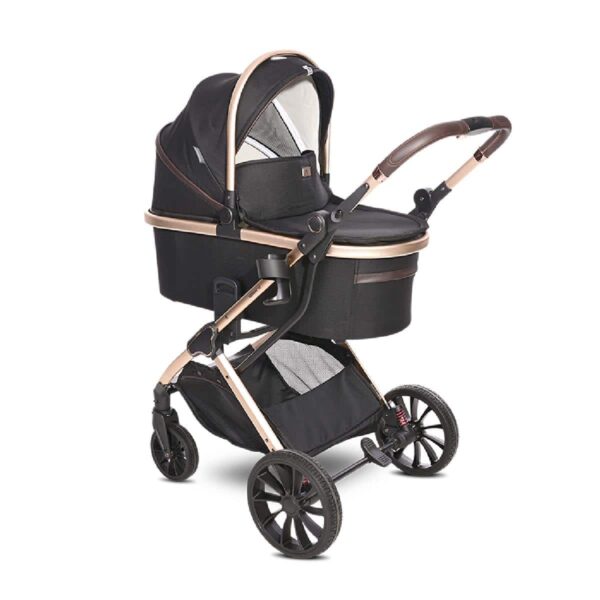 Πολυκαρότσι με Πορτ Μπεμπέ Lorelli Glory 2in1 Black Diamond