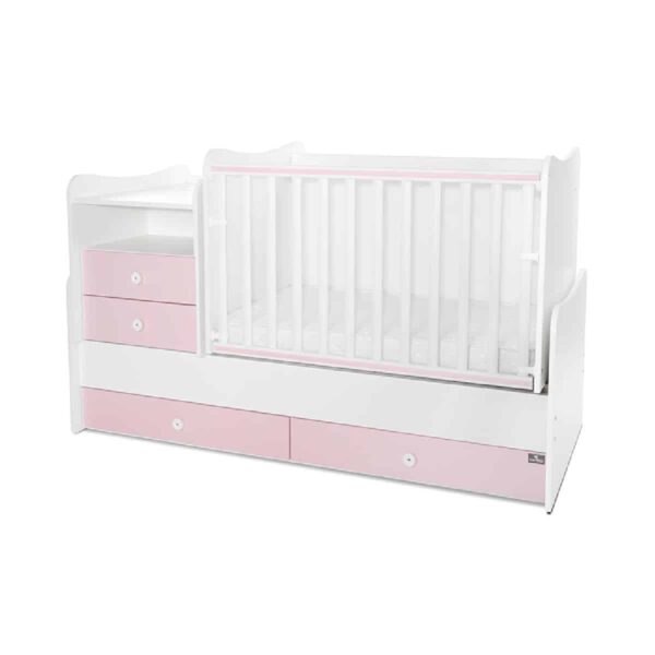 Alternative view of Μετατρεπόμενο Κρεβάτι 172 x 72εκ Lorelli Combo White/Orchid Pink