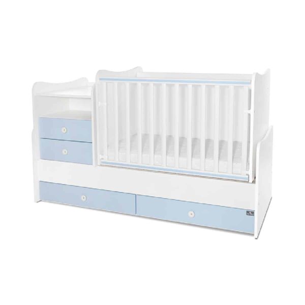 Alternative view of Μετατρεπόμενο Κρεβάτι 172 x 72εκ Lorelli Combo White/Baby Blue