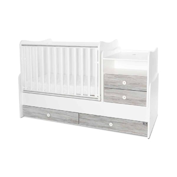 Μετατρεπόμενο Κρεβάτι 172 x 72εκ Lorelli Combo White/Artwood
