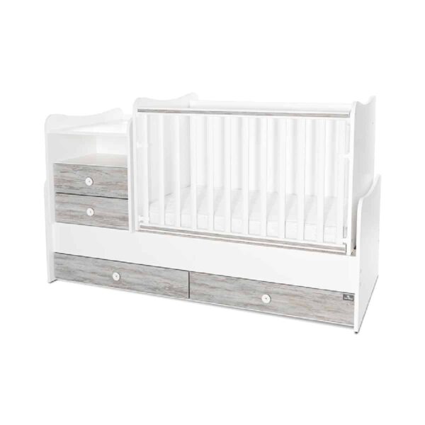 Alternative view of Μετατρεπόμενο Κρεβάτι 172 x 72εκ Lorelli Combo White/Artwood
