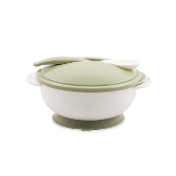 Σετ μπώλ για φαγητό με κουταλάκι Lorelli Mint Green