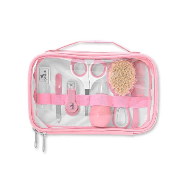 Σετ Βρεφικής Φροντίδας Με Θήκη Ταξιδιού Lorelli Deluxe Blush Pink