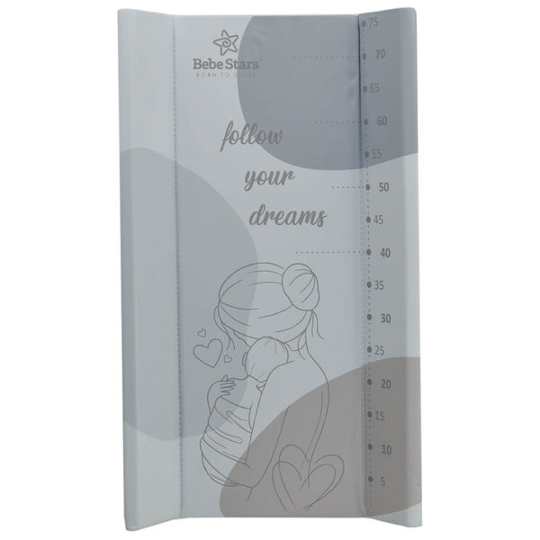 Αλλαξιέρα Σκληρή 77x45εκ Bebe Stars Stone Olive