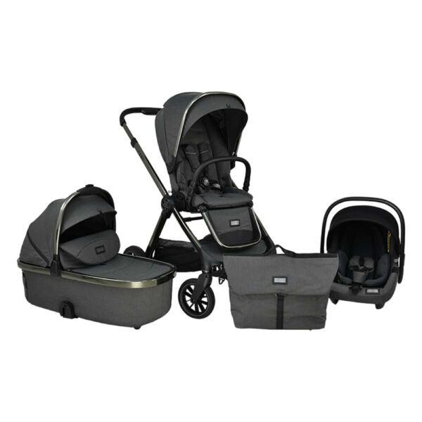 Πολυκαρότσι 3 σε 1 Bebe Stars Onyx Lava Grey