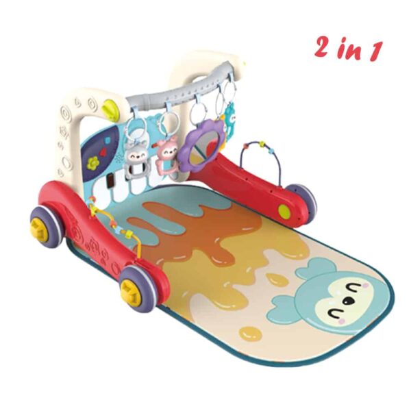 Γυμναστήριο-Περπατούρα Δραστηριοτήτων Bebe Stars Piano Magic World 2 In 1