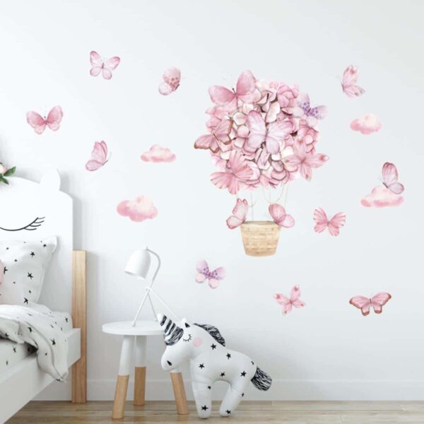 Αυτοκόλλητο Τοίχου Sipo Pink Butterflies - Image 7