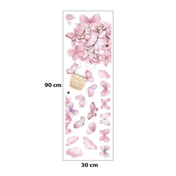 Αυτοκόλλητο Τοίχου Sipo Pink Butterflies - Image 4