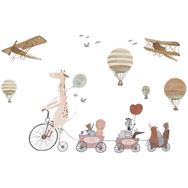 Αυτοκόλλητο Τοίχου Sipo Giraffe And Friends - Image 2