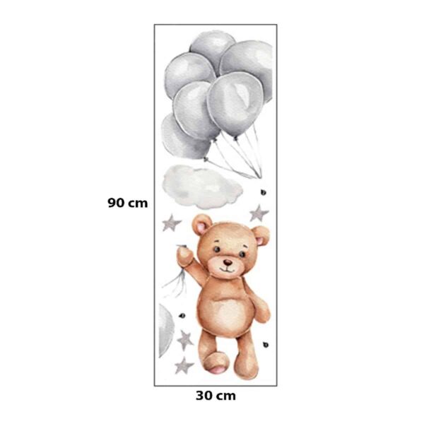 Αυτοκόλλητο Τοίχου Sipo Teddy Bear With Balloons - Image 7