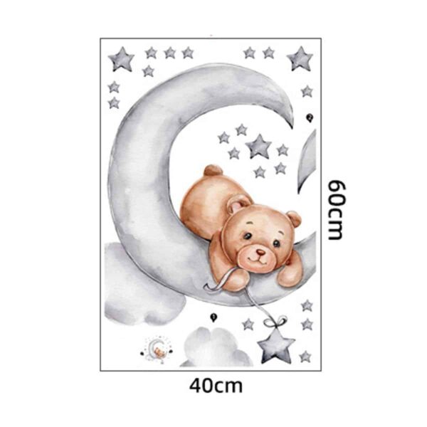 Αυτοκόλλητο Τοίχου Sipo Teddy Bear Moon - Image 5