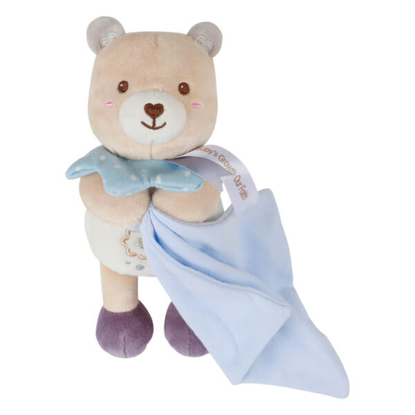 Πανάκι Παρηγοριάς Bebe Stars Teddy Flower Νani Rattle & Cuddle