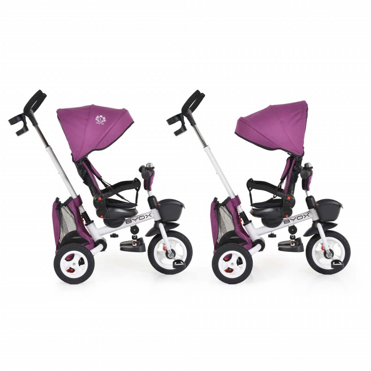 Τρίκυκλο Ποδηλατάκι Byox Flexy Lux Purple - Image 3