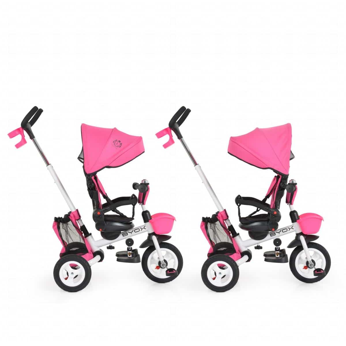 Τρίκυκλο Ποδηλατάκι Byox Flexy Lux Pink - Image 3