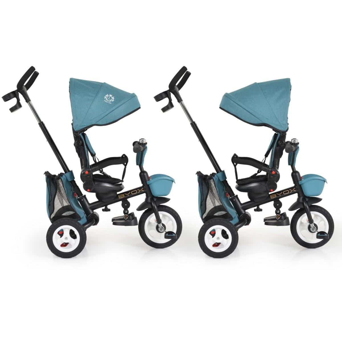Τρίκυκλο Ποδηλατάκι Byox Flexy Lux Turquoise - Image 2