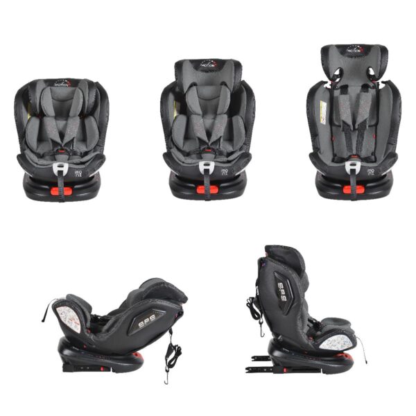 Κάθισμα Αυτοκινήτου Cangaroo Motion Isofix 0-36kg Grey - Image 2