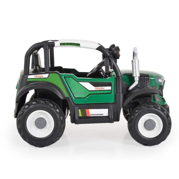 Ηλεκτροκίνητο Τρακτέρ 12V Moni Harvest Green - Image 3