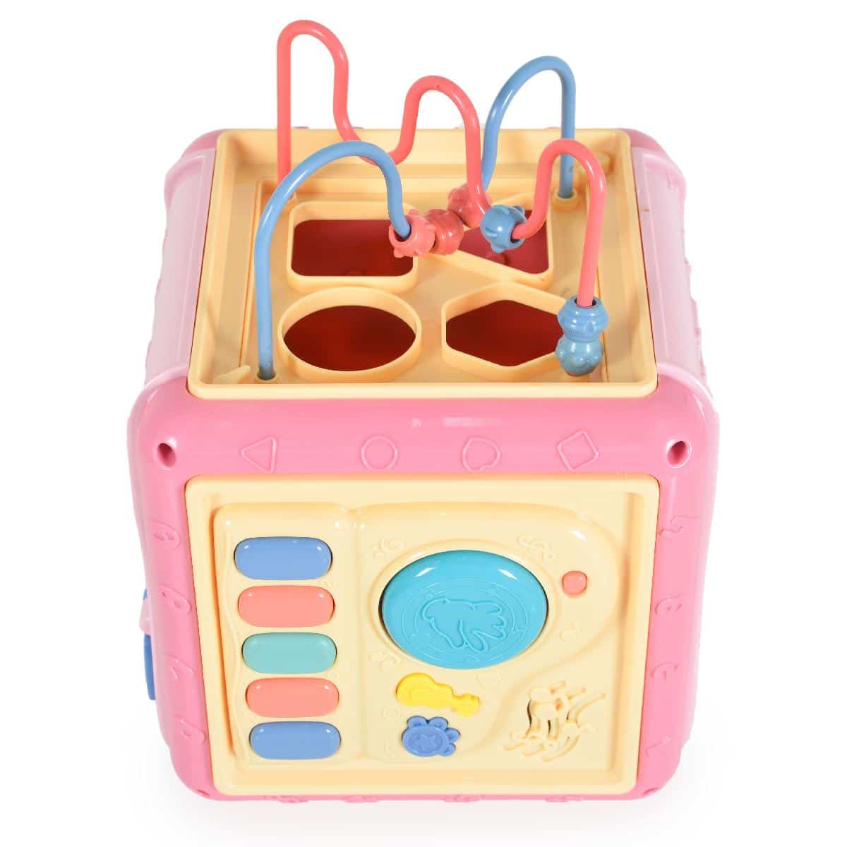 Εκπαιδευτικός Κύβος Moni Toys Pink