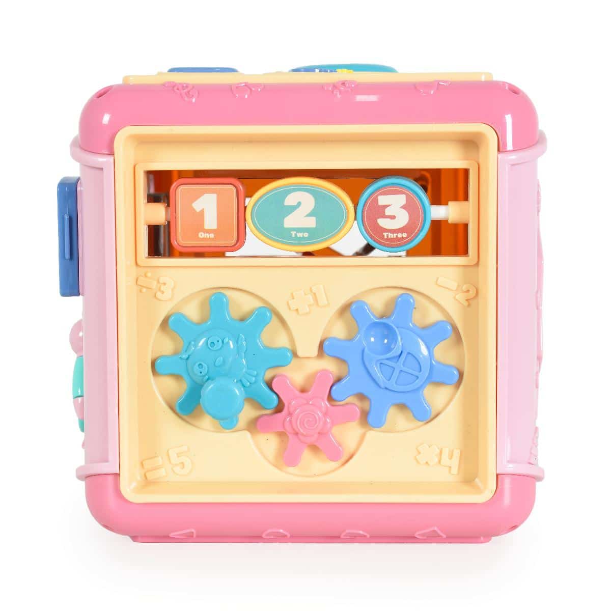 Εκπαιδευτικός Κύβος Moni Toys Pink - Image 3