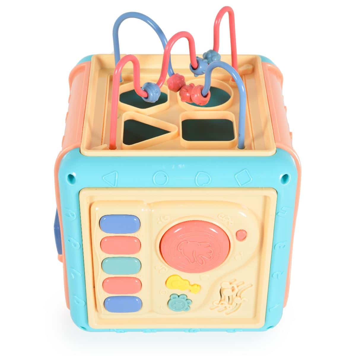 Εκπαιδευτικός Κύβος Moni Toys Blue