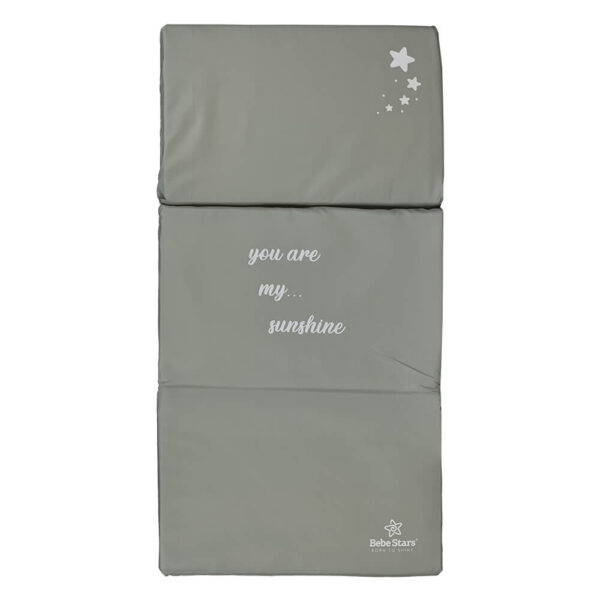 Στρώμα Για Παρκοκρέβατο Bebe Stars Grey