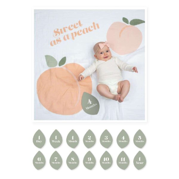 Mουσελίνα Κιτ Φωτογράφισης με Κάρτες Lulujo Sweet as Peach