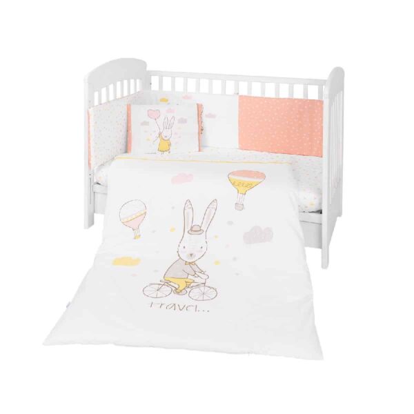 Σετ προίκας μωρού 6τμχ. 70/140 - Kikka boo Rabbits in Love