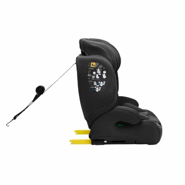 Κάθισμα Αυτοκινήτου 76-150εκ Kikka Boo i-Bronn i-Size Black - Image 6