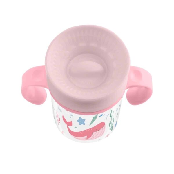 Εκπαιδευτικό Κύπελλο 300ml 360° Kikka Boo Deep Sea Pink - Image 2