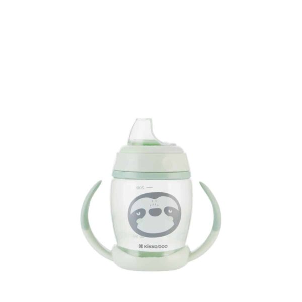Ποτηράκι/Κύπελλο Με Στόμιο Σιλικόνης 200ml Kikka Boo Happy Face Mint - Image 2