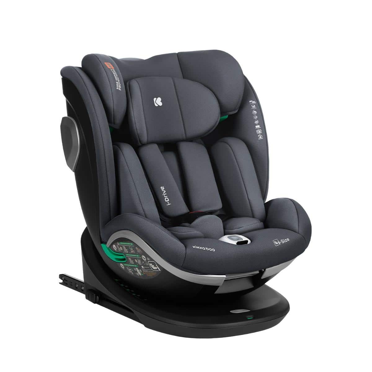 Κάθισμα Αυτοκινήτου 40-150εκ Kikka Boo i-Drive i-Size Dark Grey
