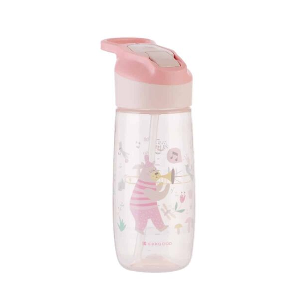Παγουρίνο Με Στόμιο Σιλικόνης 450ml Kikka Boo Music Fest Pink