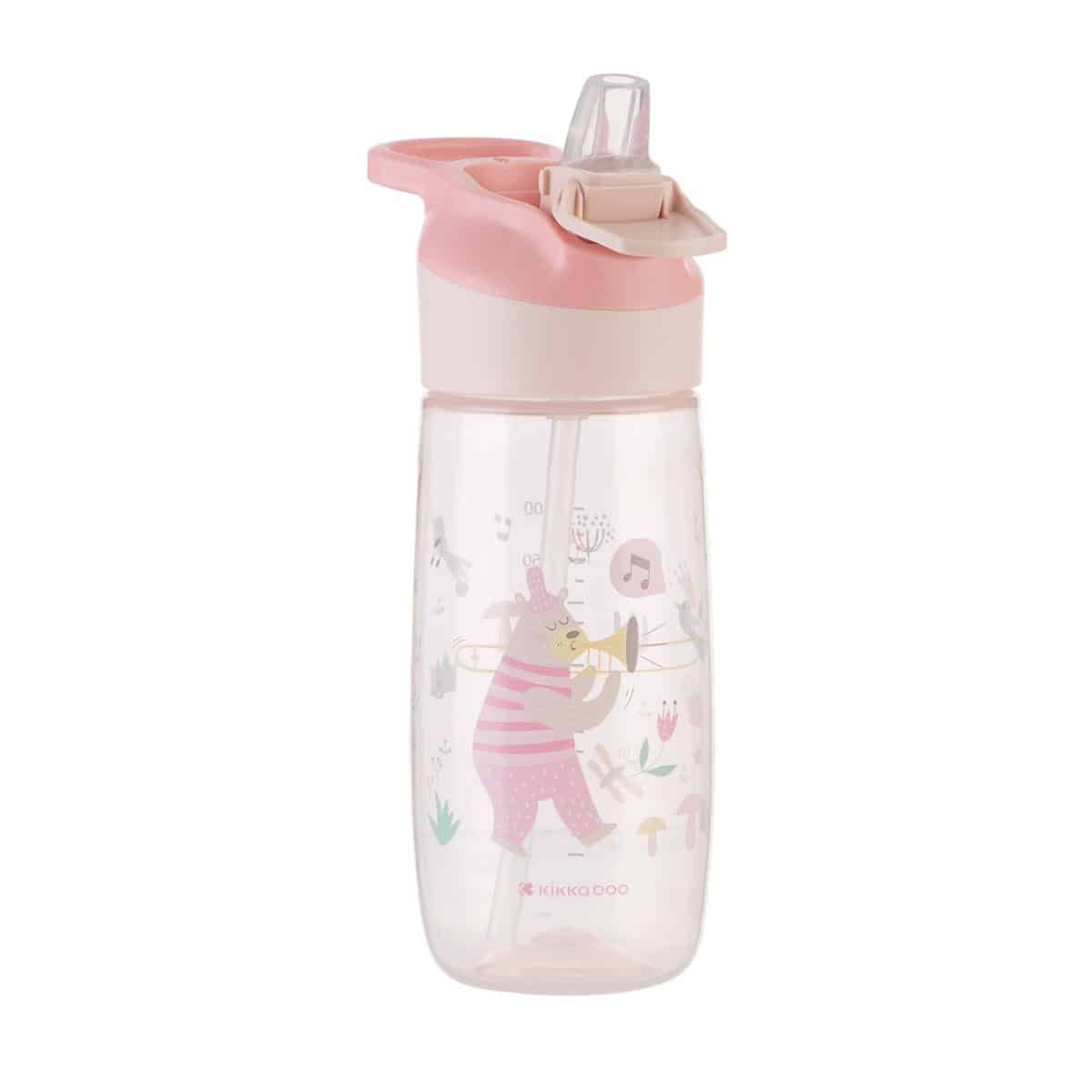Παγουρίνο Με Στόμιο Σιλικόνης 450ml Kikka Boo Music Fest Pink - Image 2