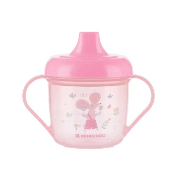 Εκπαιδευτικό Κύπελλο Με Στόμιο 150ml Kikka Boo Forest Party Pink