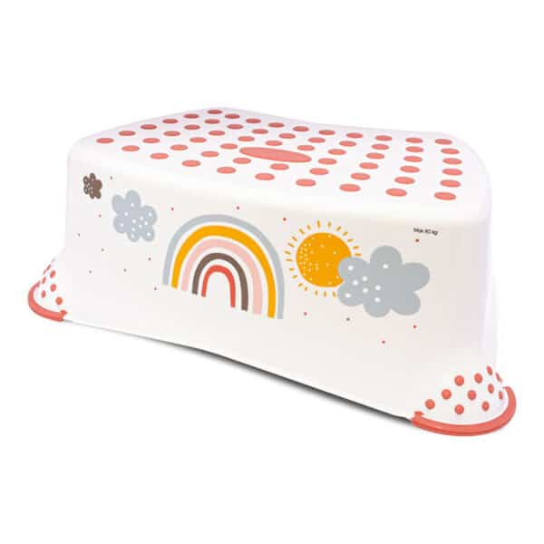 Βοηθητκό Σκαλάκι Μμπάνιου Lorelli Rainbow White