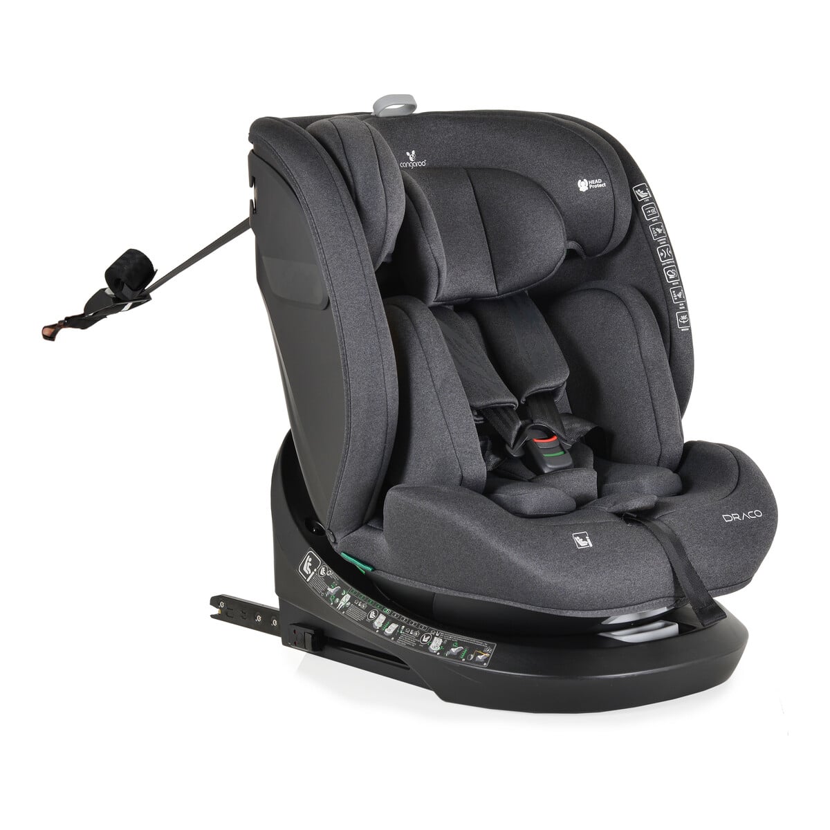 Κάθισμα Αυτοκινήτου 40-150εκ Cangaroo Draco i-Size Black