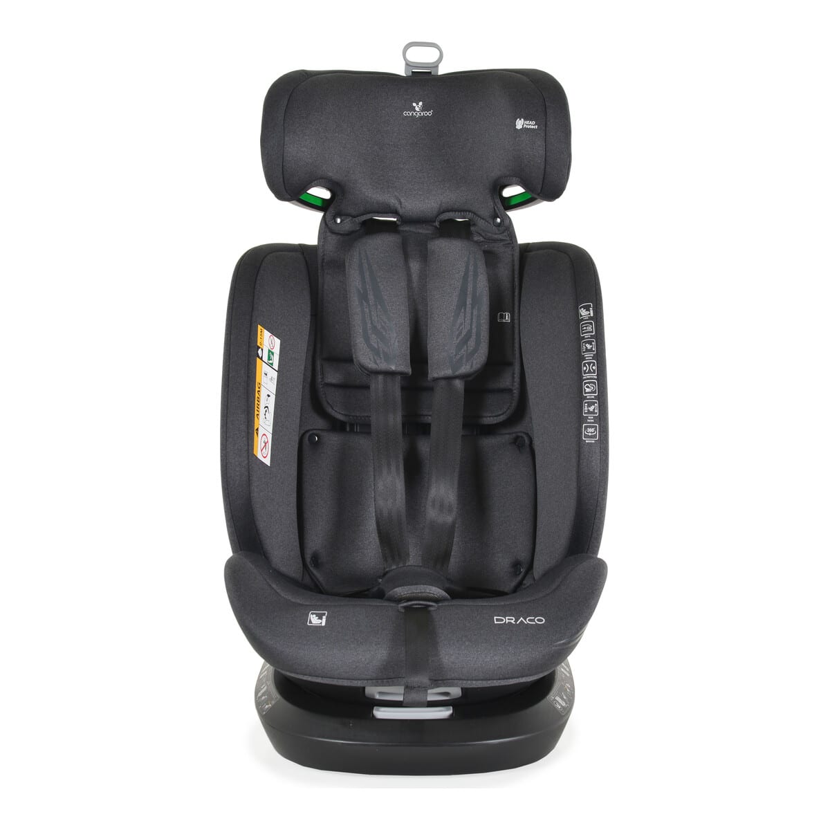 Κάθισμα Αυτοκινήτου 40-150εκ Cangaroo Draco i-Size Black - Image 3