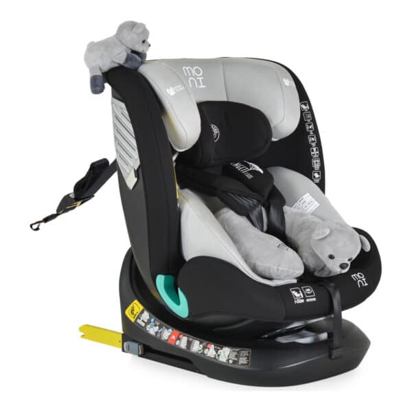 Κάθισμα Αυτοκινήτου 40-150εκ Moni Serengeti i-Size 360° Light Grey
