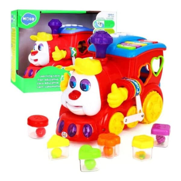Βρεφικό Τρενάκι Ταξινόμησης Hola Learning Loco Sorter 556