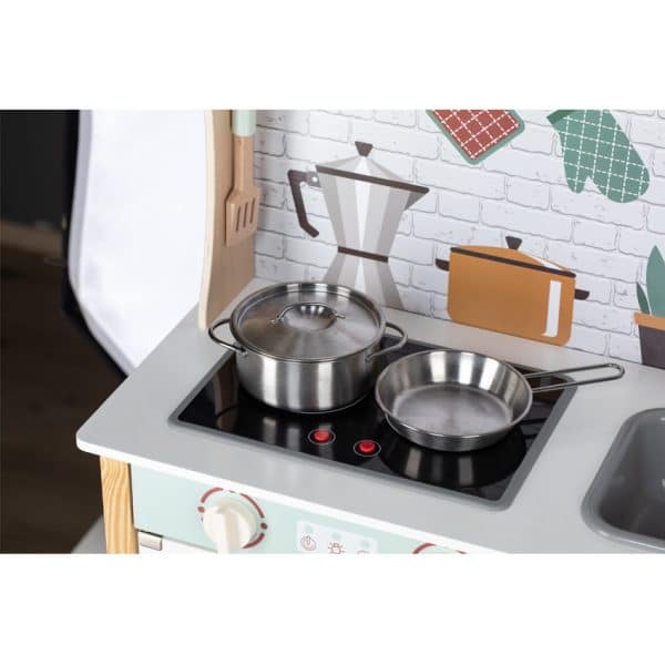 Ξύλινη Παιδική Κουζίνα με Αξεσουάρ FreeOn Mini Chef Free2Play
