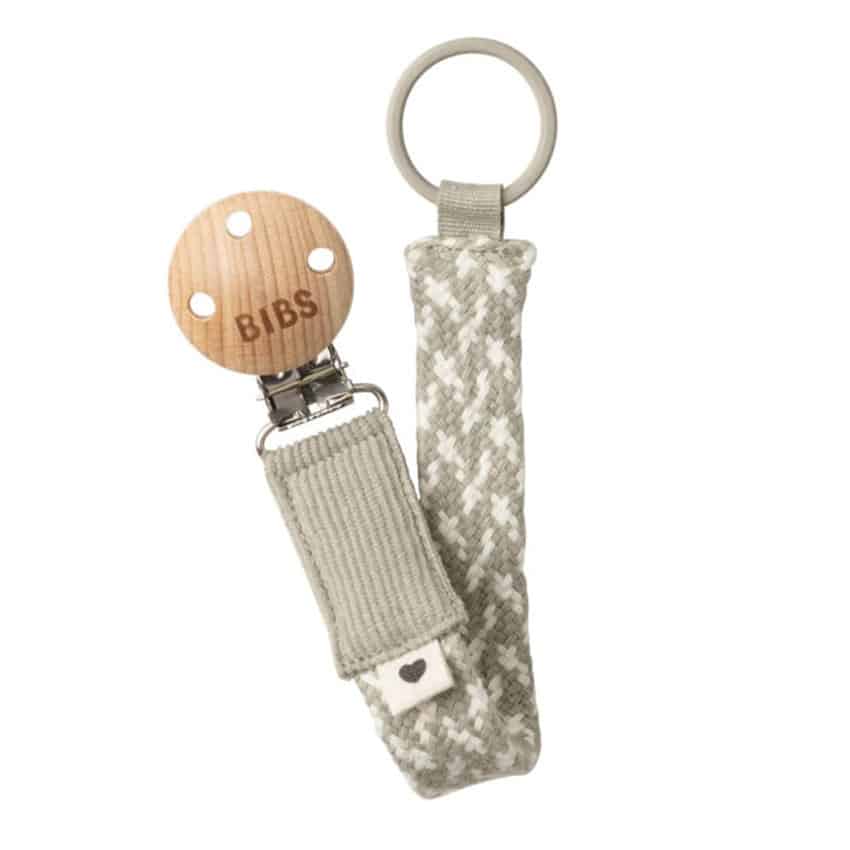 Κλιπ Πιπίλας Bibs Paci Braid Sand Ivory