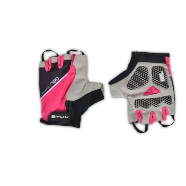 Μισό γάντι Ποδηλάτου BYOX AU201 Pink Size S