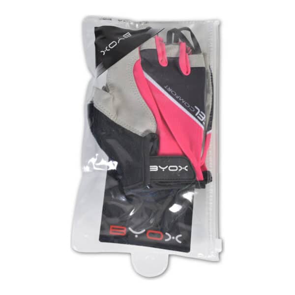 Μισό γάντι Ποδηλάτου BYOX AU201 Pink Size S - Image 2