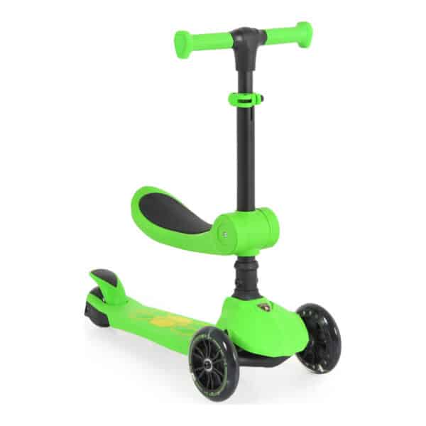 Παιδικό Τρίτροχο Πατίνι 2 σε 1 με κάθισμα Byox Lamborghini Green