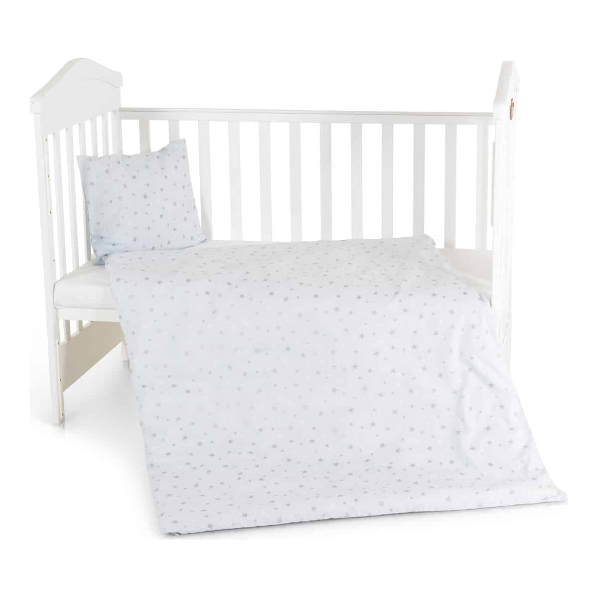 Σετ Προίκα Μωρού 3τμχ 120x60εκ Hugzzz Nook Blue Stars