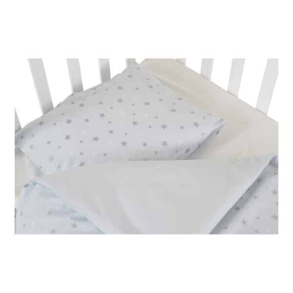 Σετ Προίκα Μωρού 3τμχ 120x60εκ Hugzzz Nook Blue Stars - Image 3