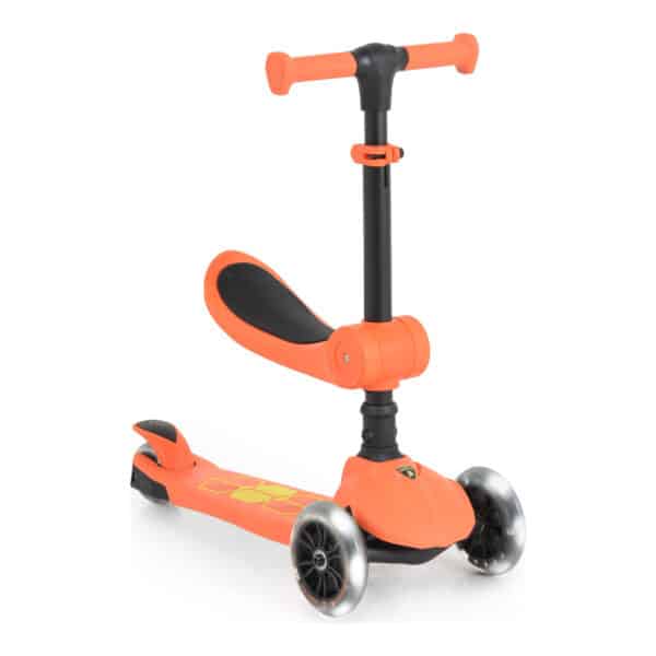 Παιδικό Τρίτροχο Πατίνι 2 σε 1 με κάθισμα Byox Lamborghini Orange