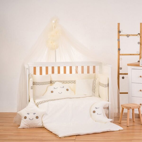 Σετ προίκας 11τμχ 70x140 ABO Cloud Beige