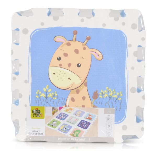 Πάζλ Δαπέδου 9τμχ Moni Toys Safari Educational 3025 - Image 2