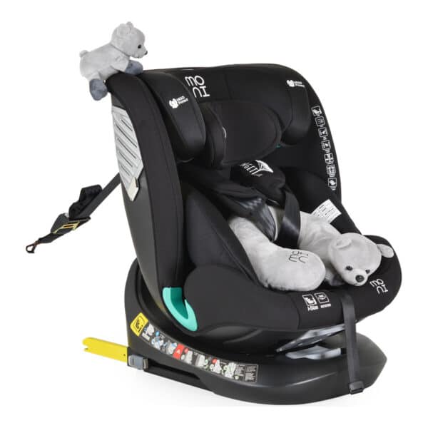 Κάθισμα Αυτοκινήτου 40-150εκ Moni Serengeti i-Size 360° Black